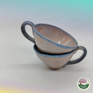 Zestaw filiżanek ceramicznych – 2 sztuki | ręcznie wykonane