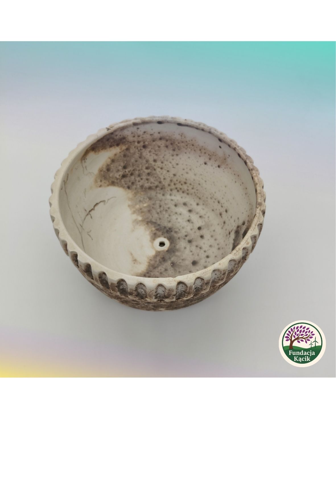 Doniczka ceramiczna RAUGO – ręcznie toczona na kole garncarskim - obrazek 2